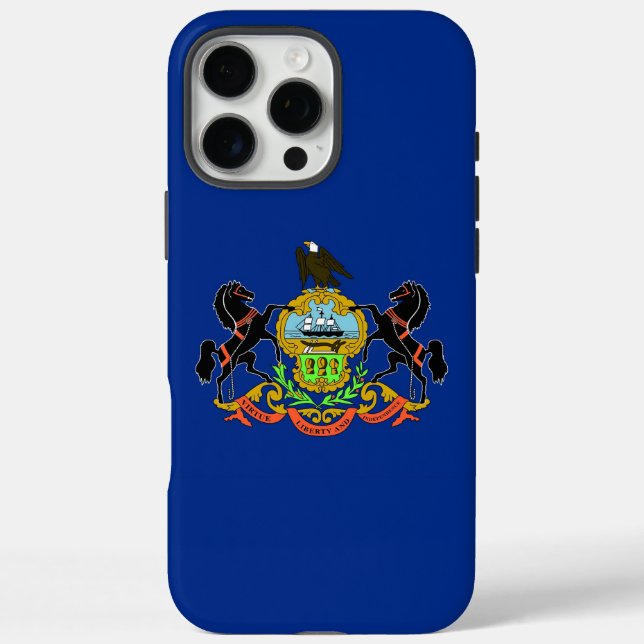 Apple iPhone 16 Pro Max Case, Pennsylvania flag Case-Mate iPhone Case (Back)