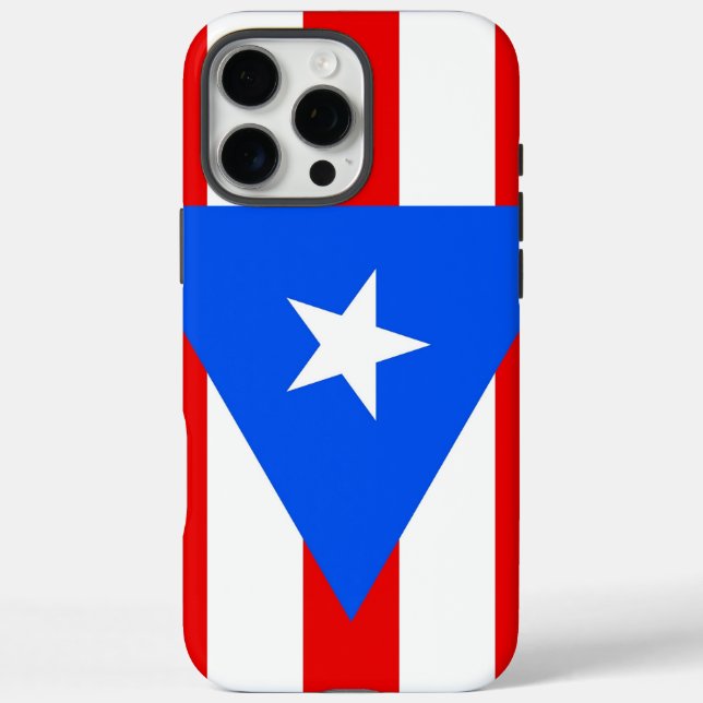Apple iPhone 16 Pro Max Case, Puerto Rico flag Case-Mate iPhone Case (Back)