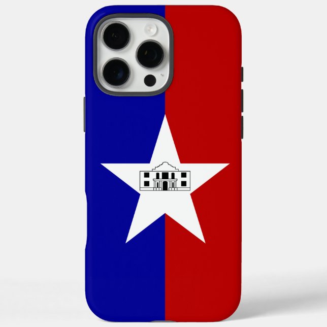 Apple iPhone 16 Pro Max Case, San Antonio flag Case-Mate iPhone Case (Back)