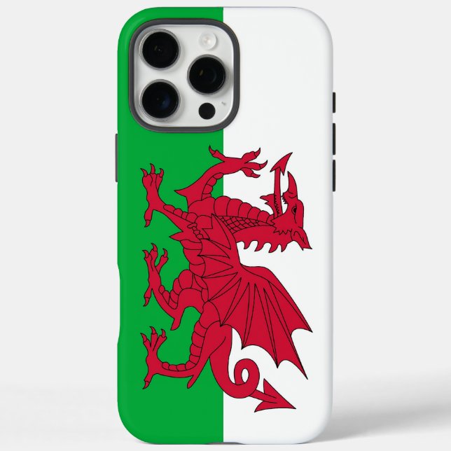 Apple iPhone 16 Pro Max Case, Wales flag Case-Mate iPhone Case (Back)