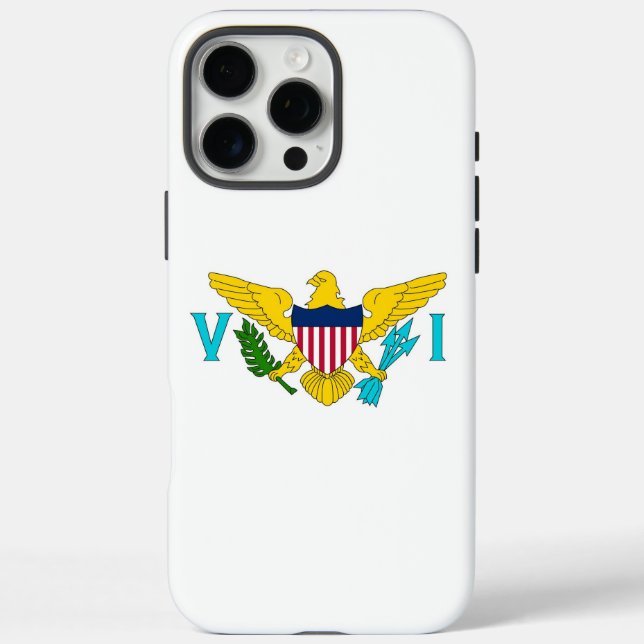 Apple iPhone 16 Pro Max, US, Virgin Islands flag Case-Mate iPhone Case (Back)