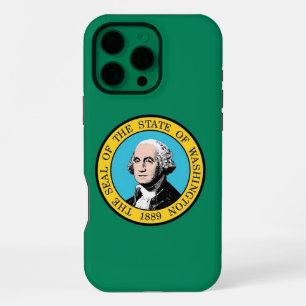 Apple iPhone 16 Pro Max, Washington State flag Max Case