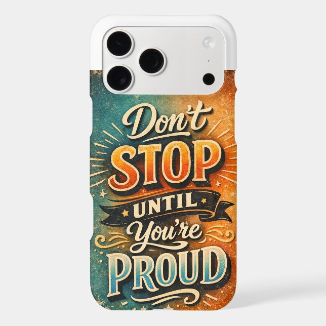 Apple IPhone 17 pro max motivational cases (Back)