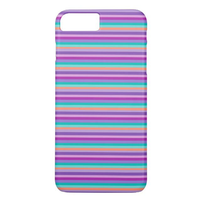 Apple iPhone 7 Plus, Barely ThereVivid  Stripes Case-Mate iPhone Case (Back)