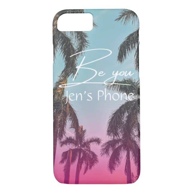 Apple iPhone case - Be you! Can personalise (Back)