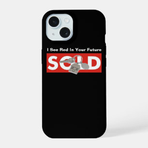 Apple iPhone Case Black Red Real Estate Phone Case