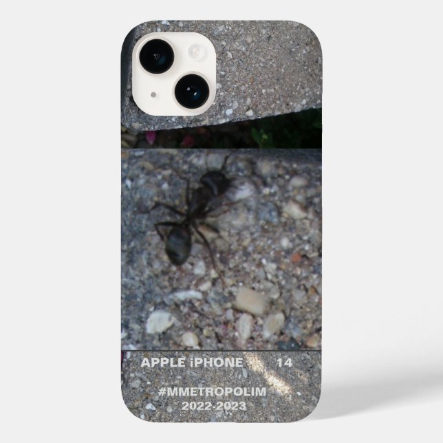 APPLE iPHONE CASE /#MMETROPOLIM DESIGN (Back)