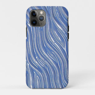 Apple iPhone Case with Blue Water flowing