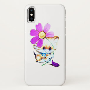 APPLE iPHONE X CASE LITTLE CAT STYLE DESIGN