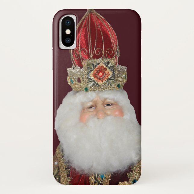 Apple iPhone X Case with an Image of St. Nick (Back)
