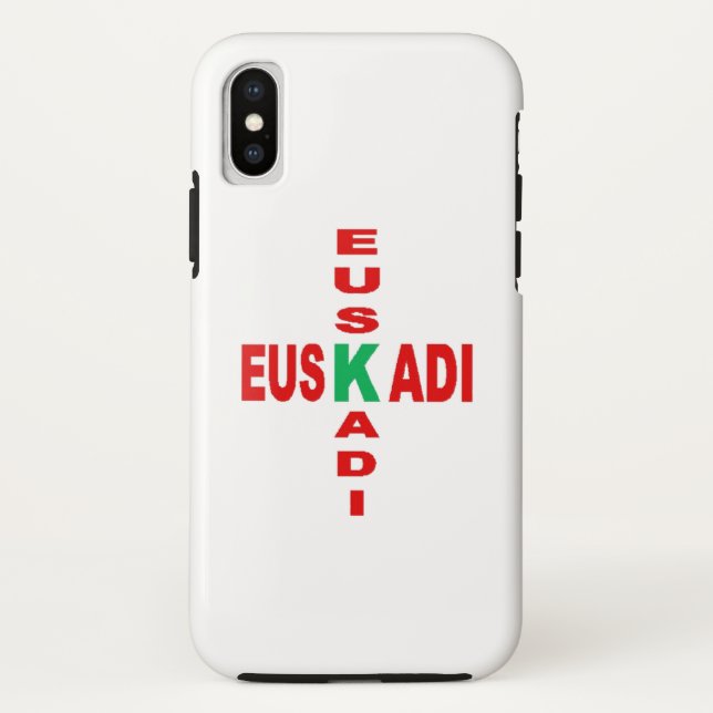 Apple iPhone X DESIGN EUSKADI Tough Shell Case-Mate iPhone Case (Back)