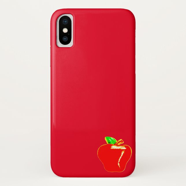 Apple iphoneX CASE art style design (Back)