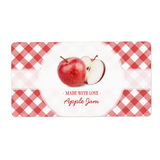 Apple Jam Jelly or Applesauce labels