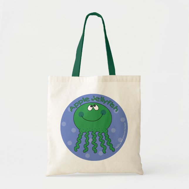 Apple Jellyfish Tote Bag (Front)