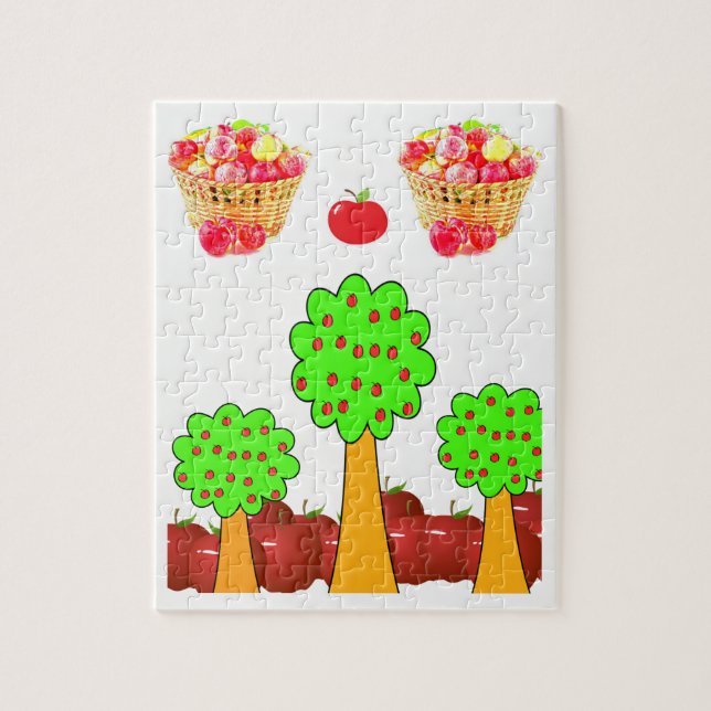 Apple Jigsaw Puzzle (Vertical)