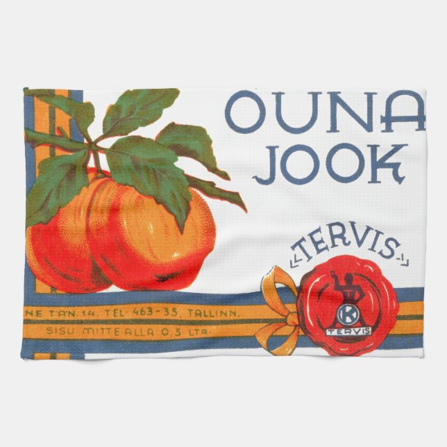 Apple Juice Tea Towel (Horizontal)
