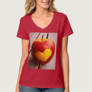 "Apple Love" Cute Photo. Buy Now T-Shirt