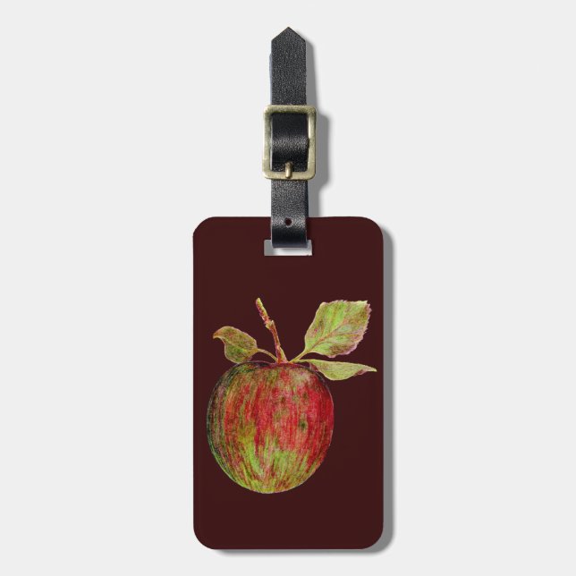 Apple Luggage Tag (Front Vertical)