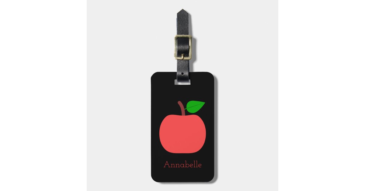 Apple Luggage Tag Zazzle