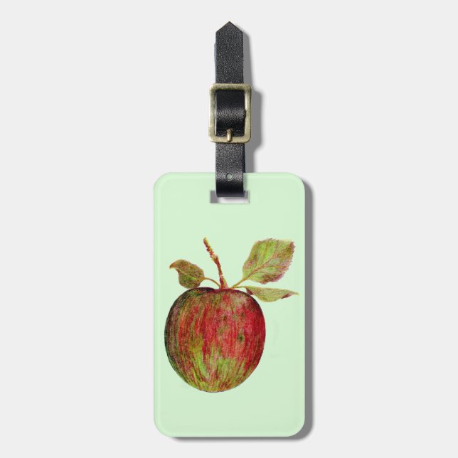 Apple Luggage Tag (Front Vertical)