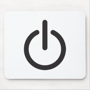 Apple mac Power button Mouse Mat