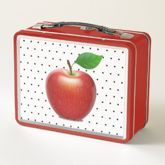 Apple Metal Lunch Box