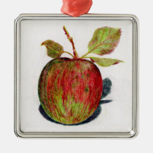 Apple Metal Tree Decoration