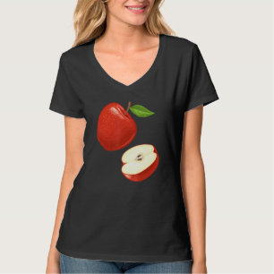 Apple Motif Fruit Fruit Healthy Apple T-Shirt