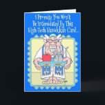 APPLE MOUSE Hanukkah Card<br><div class="desc">Scientist/inventor gets down to earth from his "High-Tech" world to wish us a simple Hanukkah greeting that everyone can relate to and understand.</div>