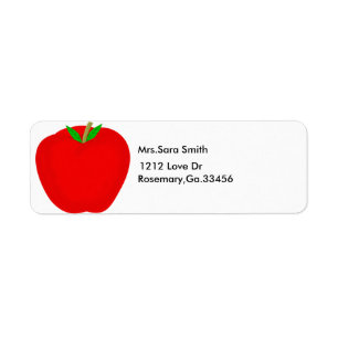 apple, Mrs.Sara Smith, 1212 Love Dr, Rosemary,G...