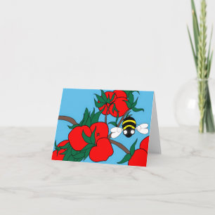 Apple Note Card (Blank Inside)