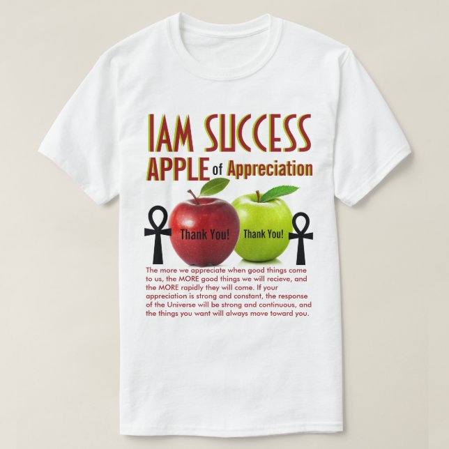 APPLE of APPRECIATION T-Shirt (Design Front)