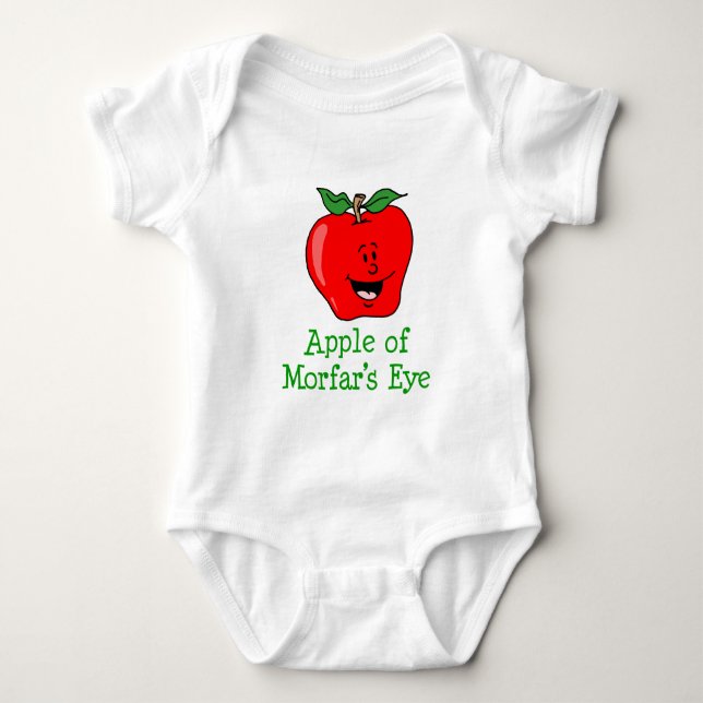 Apple Of Morfar's Eye Baby Bodysuit (Front)