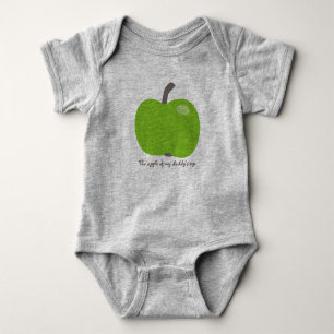Apple of my eye baby bodysuit