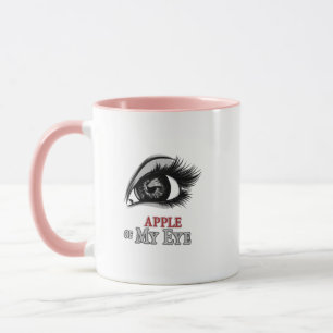 Apple of My Eye Beautiful Eyes Eyelashes Art Mug