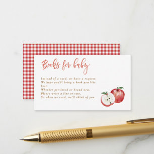 Apple of My Eye Books for Baby Enclosure Card