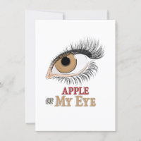 Apple of My Eye Eyelashes Art