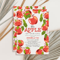 Apple of my Eye Floral Gender-neutral Baby Shower