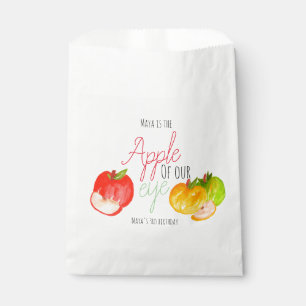Apple of my eye kid birthday favour bag