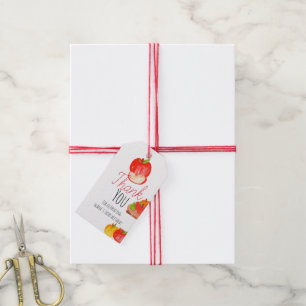 Apple of my eye kid birthday favour tag