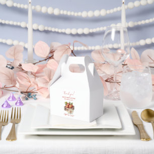 Apple of my eye Red Orchard Baby Shower Favour Box