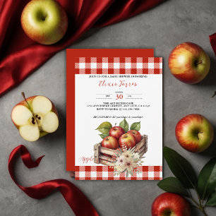Apple of my eye Red Orchard Baby Shower Invitation