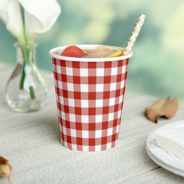 Apple of my eye Red Orchard Baby Shower Paper Cups (Insitu)