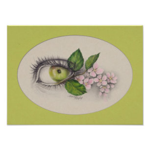 Apple of my eye Surreal art Photo print