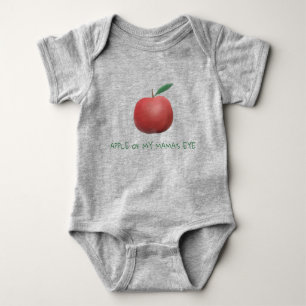 Apple Of My Mama’s Eye Baby Bodysuit