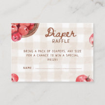 apple of our eye apple basket Diaper raffle