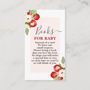 Apple of Our Eye Baby Shower Books for Baby Card