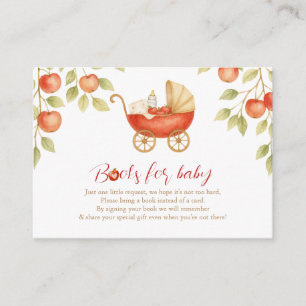 Apple of our Eye Baby Shower Books for Baby Enclosure Card