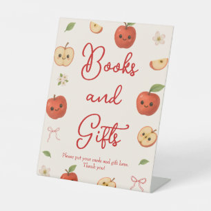 Apple of Our Eye Baby Shower Books & Gifts Pedestal Sign