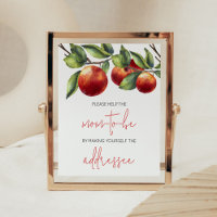 Apple of Our Eye Baby Shower Envelope Station